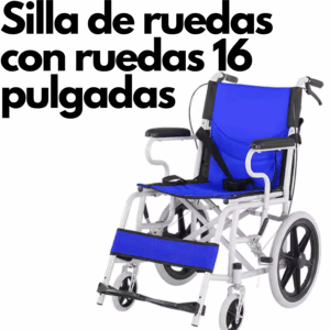silla de ruedas  con acompañante