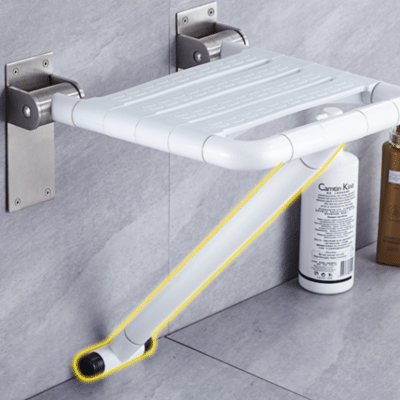 silla de ducha plegable
